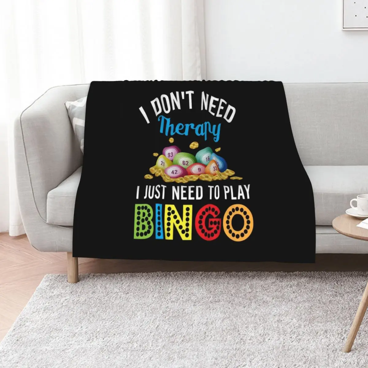I Just Need To Play Bingo Throw Blanket halloween Kid'S Luxury Throw Extra Large Throw Tourist Baby Blankets