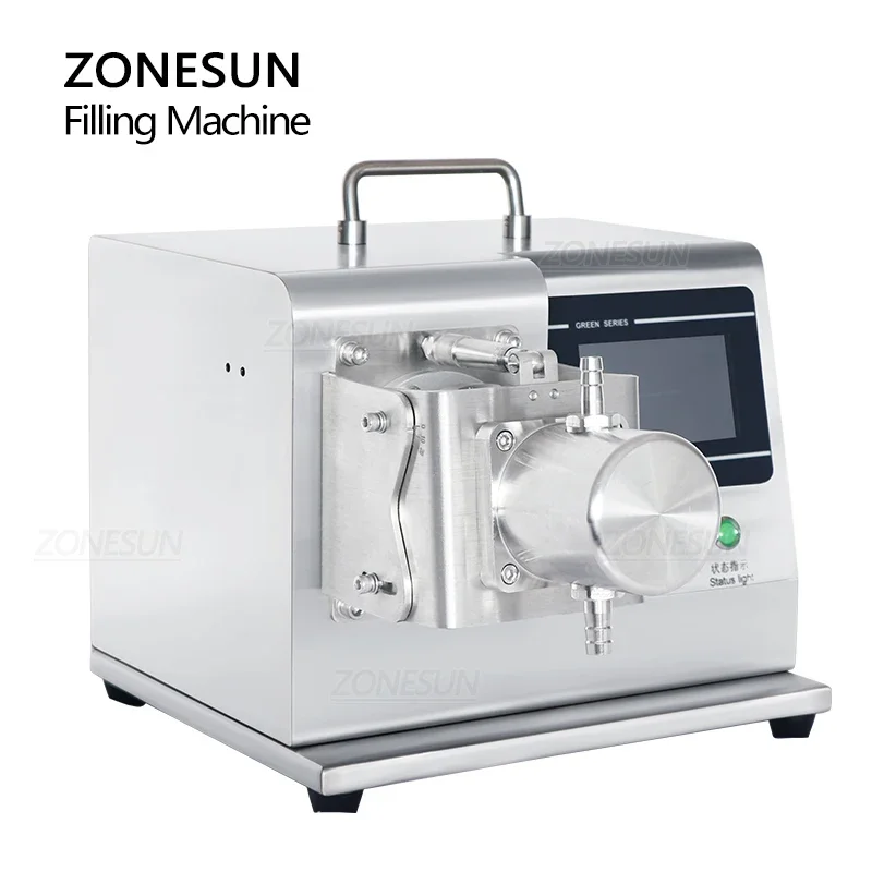ZONESUN ZS-CPYT1 Automatic Liquid Filling Machine Ceramic Pump Chemical Tube Reagent Filler