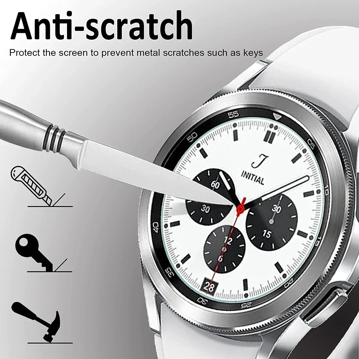 Tempered Glass for Samsung Galaxy Watch 4 Classic 42mm 46mm Screen Protector Anti-Scratch for Galaxy Watch 4 Classic1/2/3/4/5PCS