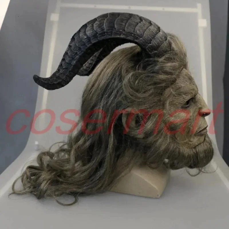 aa Bear House 002 Cos 2017 Hot Movie Beauty the Beast Adam Prince قناع رعب كوسبلاي خوذة من اللاتكس للهالوين PWAT99 ★ ★