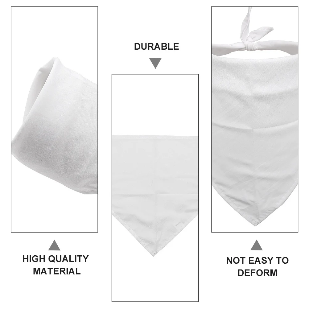 

6Pcs Pet Saliva Towels Breathable Durable Decorative Bibs for Dogs Party Fashion Accessory Pet Bandanas Dog Triangle Scarf