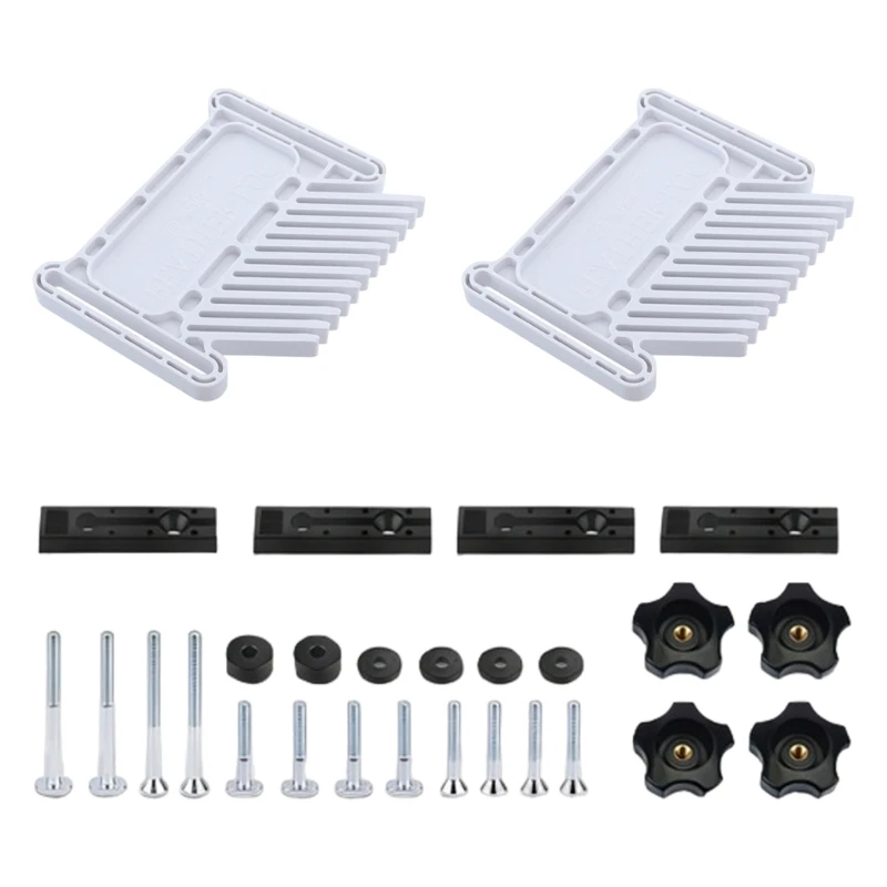 Featherboard โต๊ะเลื่อยเราเตอร์เครื่องไสโต๊ะ Jointer ไม้ Pushers ช่วยลด Kickbacks เพิ่มความปลอดภัยสำหรับงานไม้