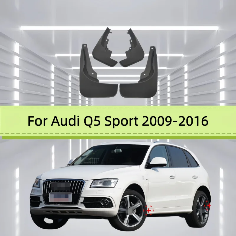 Mudguard For Audi Q5 Sport 2009-2016 Fender Mud Flaps Guard Splash Flap Mudguards Car Accessories 4PCS