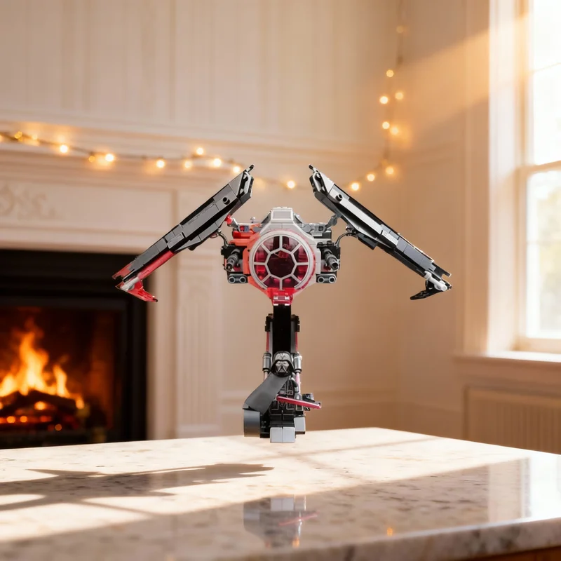 

632pcs MOC TIE Raven Star Battle Model Building Blocks Construction DIY Idea Christmas Gifts Education Brick Toy Birthday