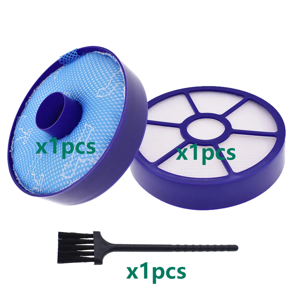 Pre & Post Front Back Motor HEPA Filter Kit Compatible with Dyson DC33 Robot Vacuum Cleaner Replacements Accessories Parts