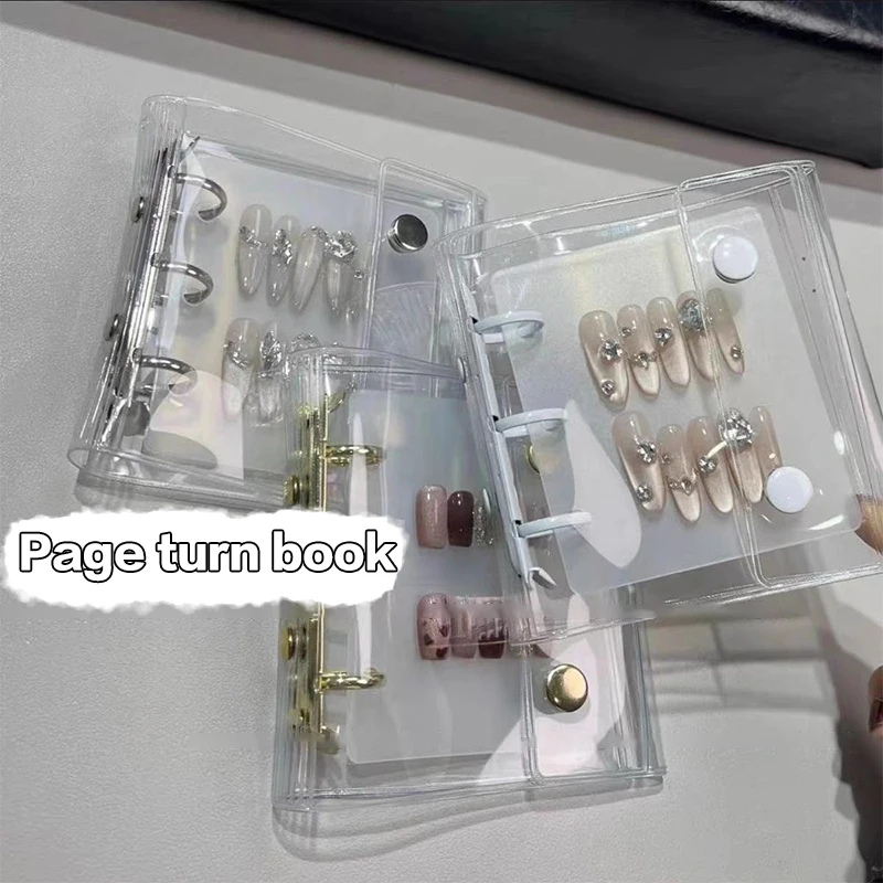 

Книга для хранения предметов для дизайна ногтей, кончики ногтей, выставка, фотоальбом, зажим для карт, дисплей, доска, сделай сам, простой альбом, книга, коллекционер маникюра