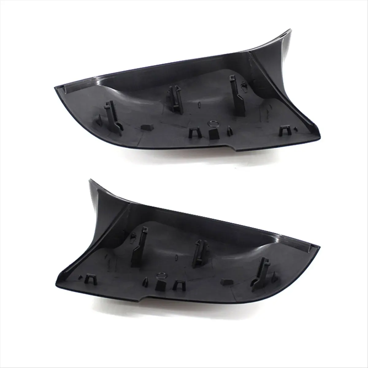 NCSMT Rearview Mirror Cover Side Door Wing Mirror Housing for BMW 1234 Series 2012-2017 51167292745 51167292746 Bright Blac