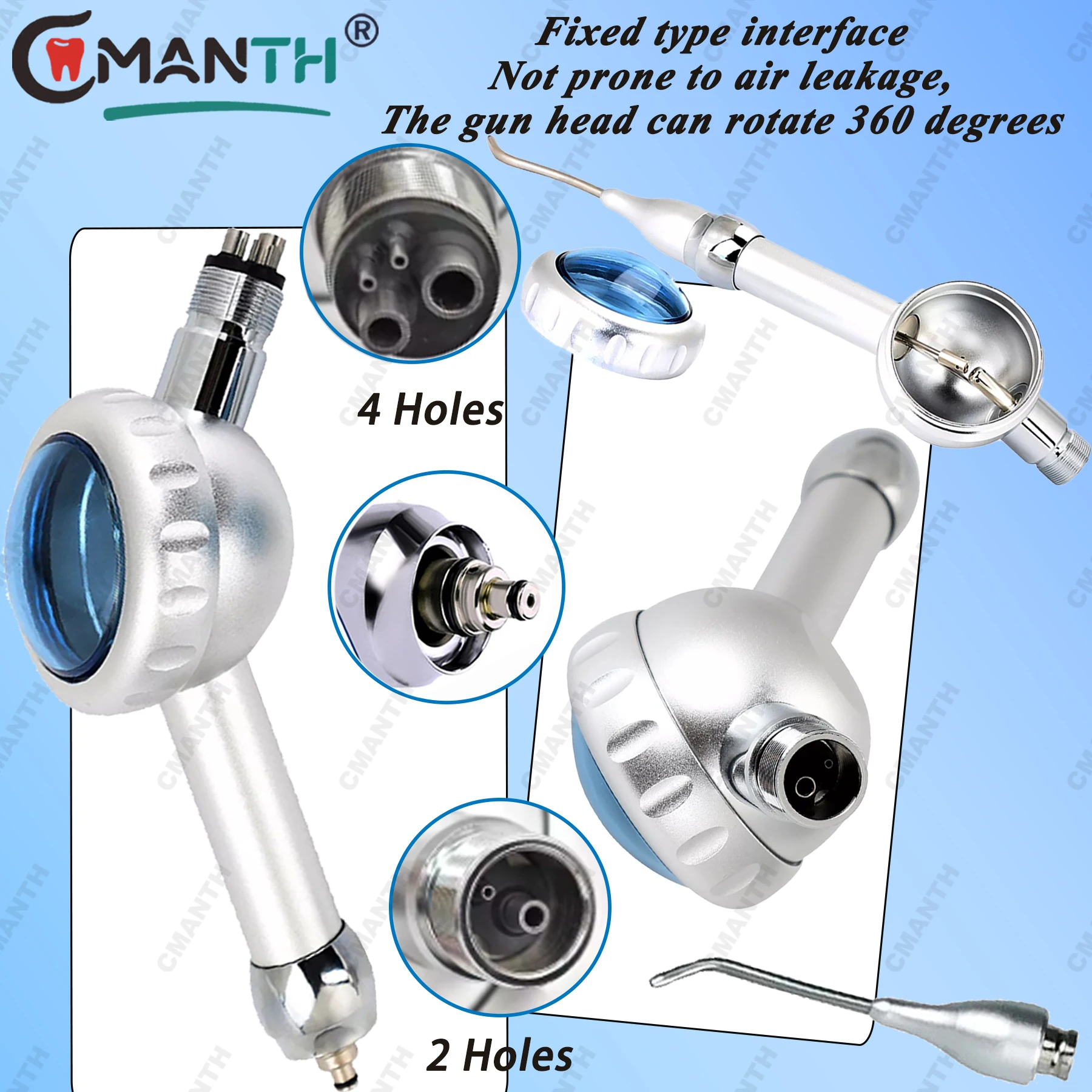 

Стоматологический воздушный полировщик Prophy Jet, ирригатор для полости рта, 2/4 отверстия, стиральный микроetcher, средство для удаления зубного камня, полировка, инструмент для чистки зубов