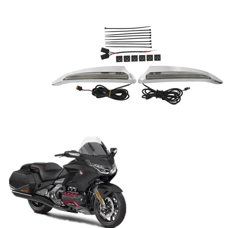 

Для Honda Gold Wing GL1800 2018 2019 2020 Запчасти для мотоциклов Аксессуары Передний верхний капот Световое украшение