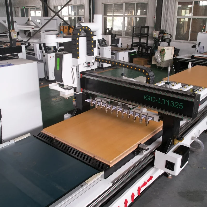 1325 ATC CNC Wood Router Automatic Tool Changer for Furniture Cabinet MDF Plywood Wooden Door Cutting Engraving