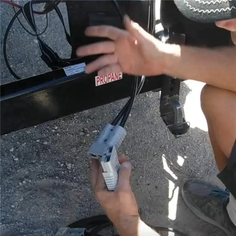 

8 шт. вилки быстрого подключения, 175 А, 600 В, быстроразъемный разъем для аккумулятора, вилка питания, подключение лебедки, серый для максимального провода 1AWG