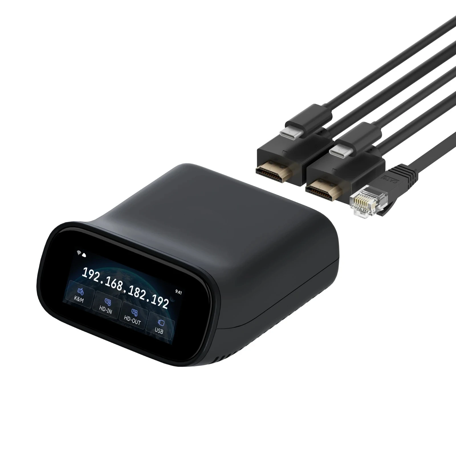 Comet Pro (GL-RM10) KVM Remoto Wi-Fi 6 4K@30Hz con Pantalla Táctil, 32GB eMMC, Acceso Remoto, Recuperación de Datos