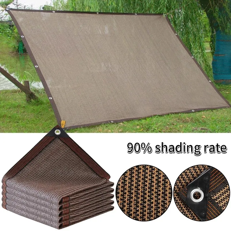 

New Sunshade Net Garden Patio Sun Shade Cloth Pool Awning Plant Shading Nets Cover Outdoor Canopy Sunblock Mesh UV Protection