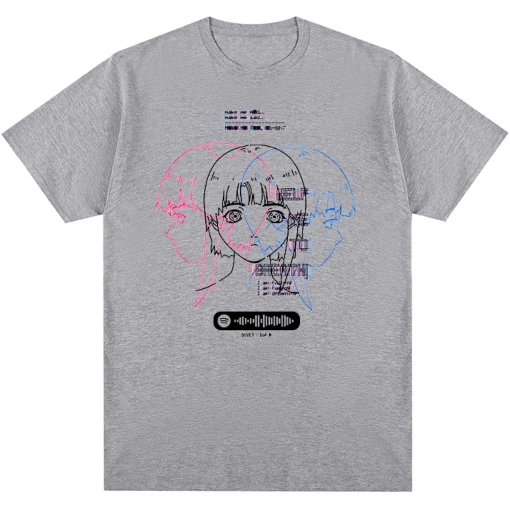 Serial Experiments Lain Classic Japanese Glitch Aesthetic Manga Anime t-shirt Cotton Men T shirt New TEE TSHIRT Womens tops