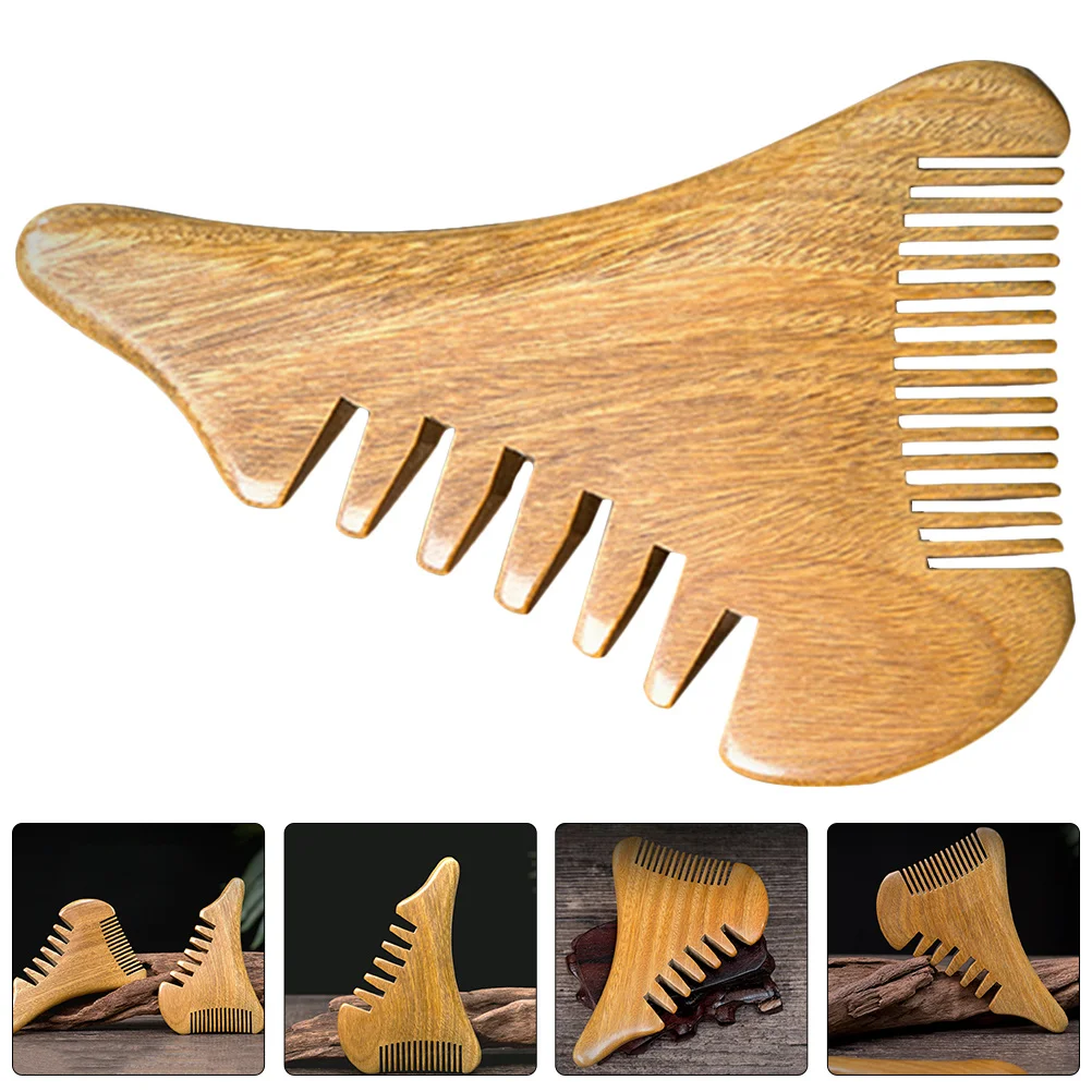 

Wooden Massage Comb Scalp Care Detangler For Curly Thick Dry Wet Hair Lightweight Portable Hair Pick Comb No Static