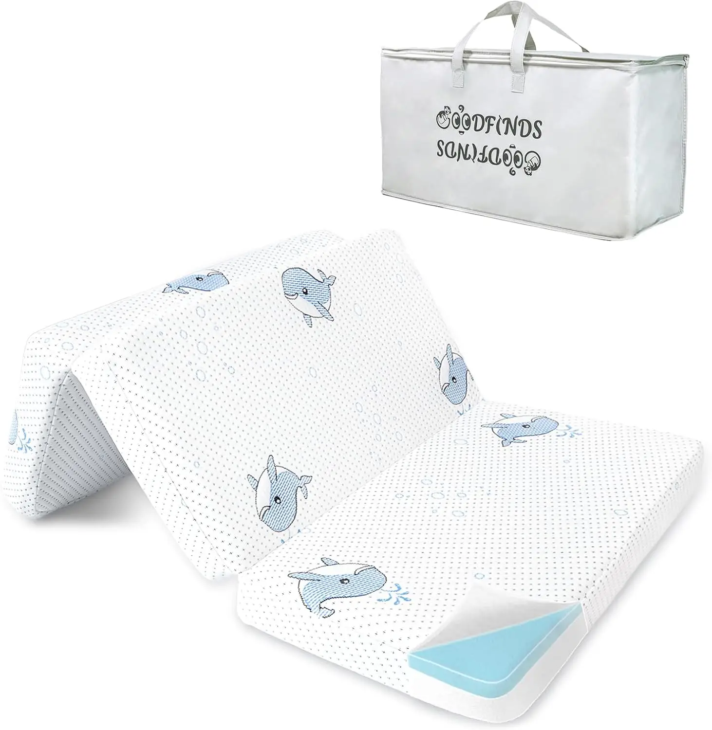

Матрас Trifold Pa And Play, 38X26, двухсторонний складной детский матрас из пены с эффектом памяти для Pa N Play, матрасы 3 H Thi Pa N Play с