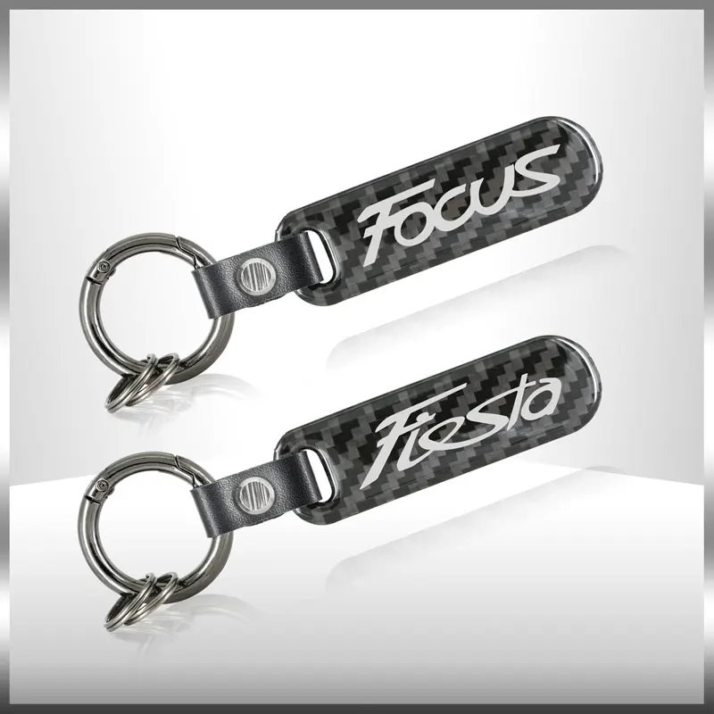 Auto Accessories Car Key Chain Emblem Pendant Key Ring For Fiesta Focus 2 3 MK1 MK2 MK3 MK4 Car Styling Decoration