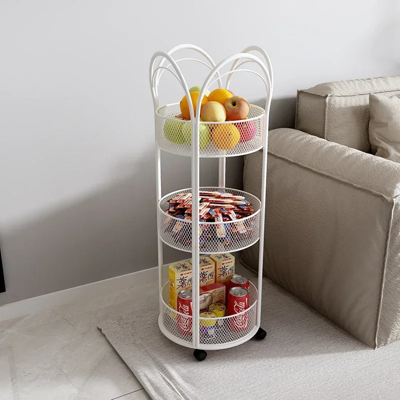 Скандинавская железная тарелка для фруктов, простая корзина для фруктов в гостиную, трехуровневая стойка для фруктов, корзина для хранения закусок и сухофруктов