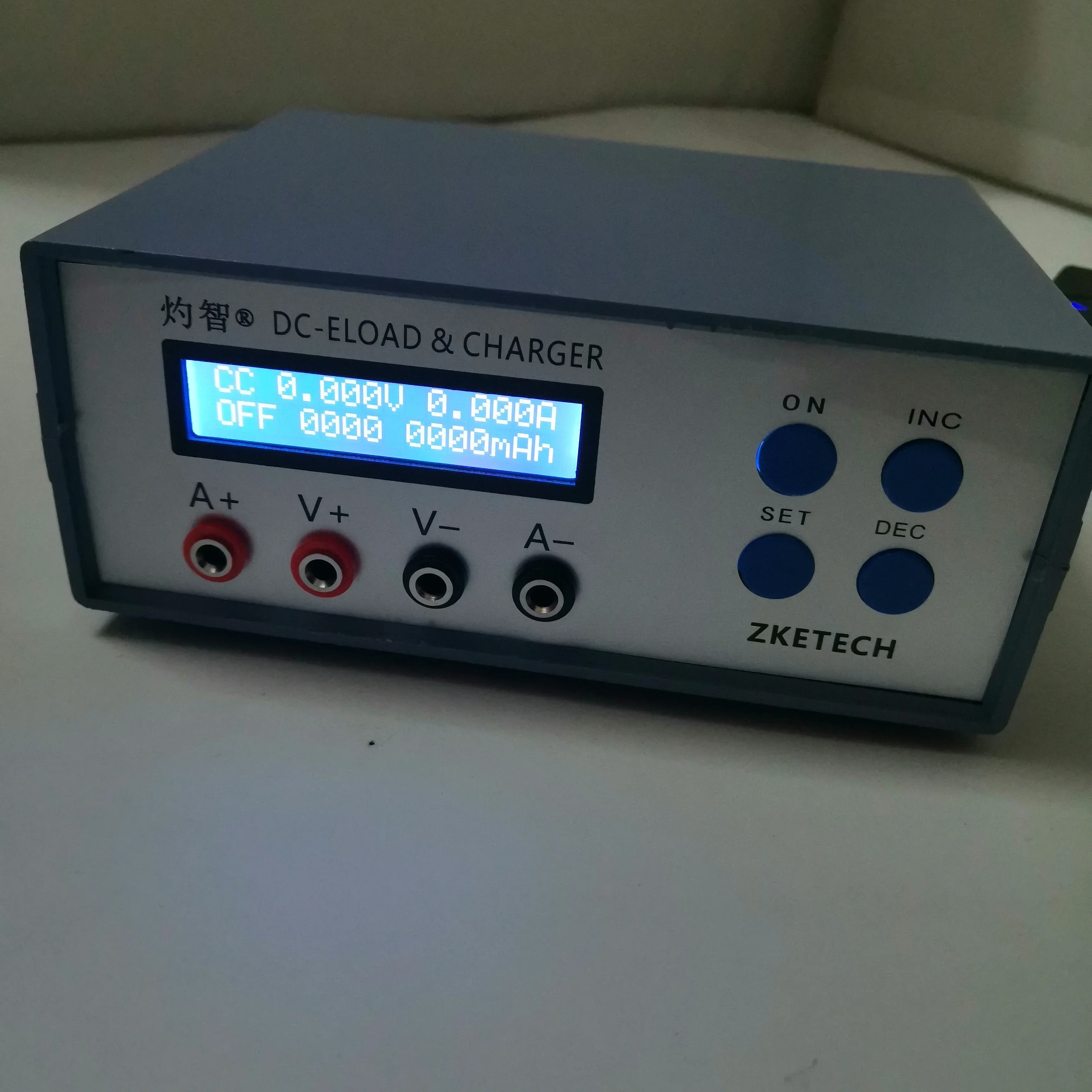 EBC-A05+ DC Electronic Load & Charger | Battery Capacity Tester Power Analyzer for Mobile & Battery Testing