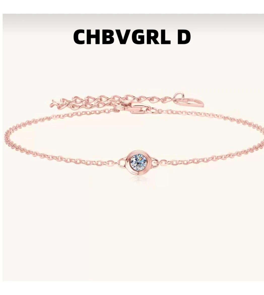

[Simple] Influencer ins style moissanite bracelet for women, luxurious design, hot-selling bracelet on Douyin and Red Note