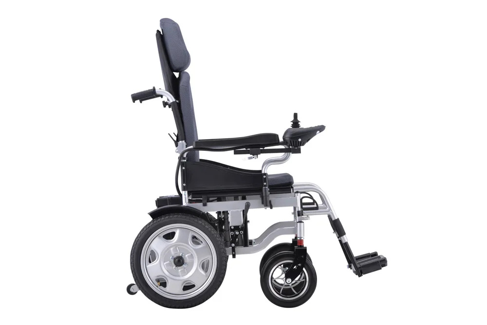 Reclining Electric Wheelchair- with High Backrest, Lying Flat Chair with Wheels for Disable 50112-L036