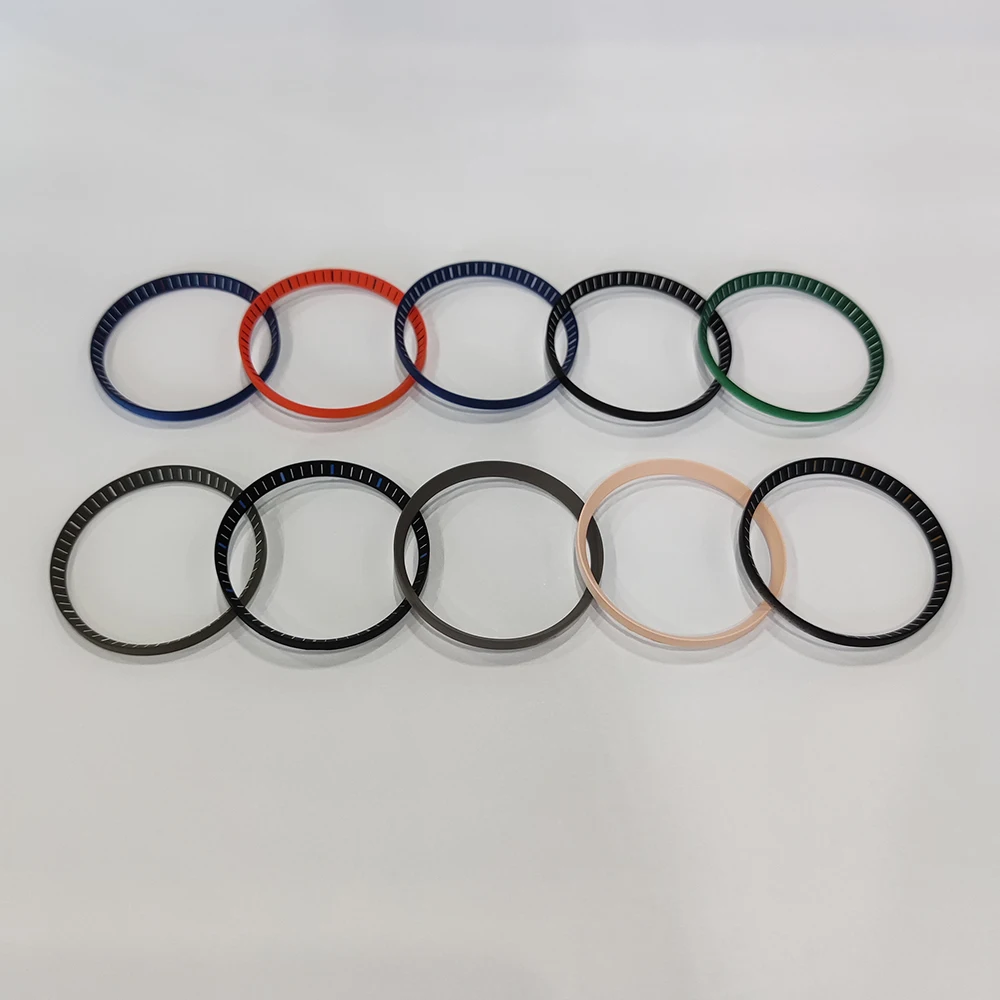 30.5MM Watch Case Parts SKX SRPD Chapter Ring Dark Blue Minutes For SKX007 SKX009 NH35 7S26-0020 Case Mod Part Watch Accessorie