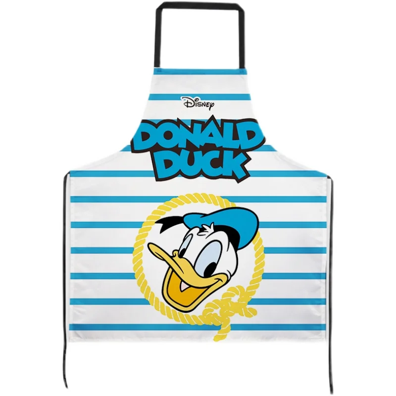 Disney Donald Duck Daisy Kitchen Cooking Apron Polyester Waterproof Oil-Proof for Woman Avental De Cozinha Delantal Cocina