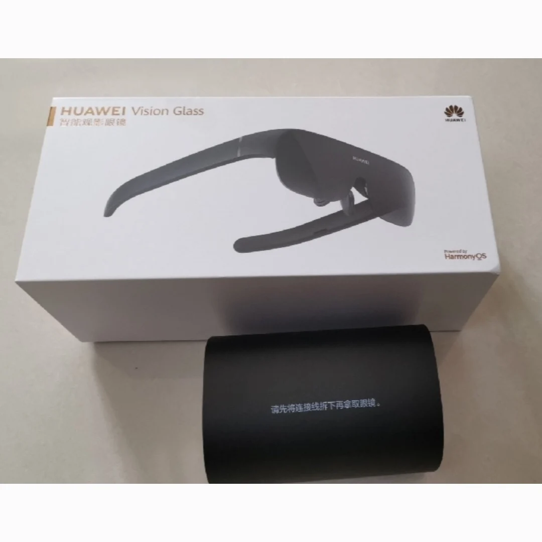 AR Hua Wei Vision Glass, شاشة عرض ذكية عالية الدقة قابلة للتعديل, ألعاب تسلية الأفلام, محمولة, 0-500, 120"