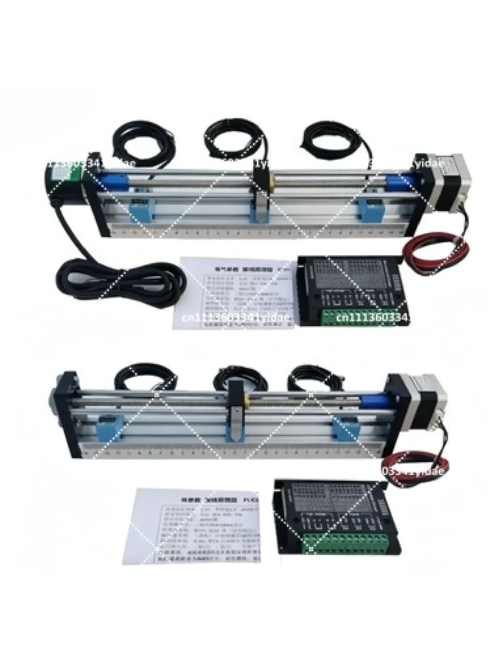 Stepper Motor Set for PLC Motion Control Positioning Slide Table Module Screw Drive