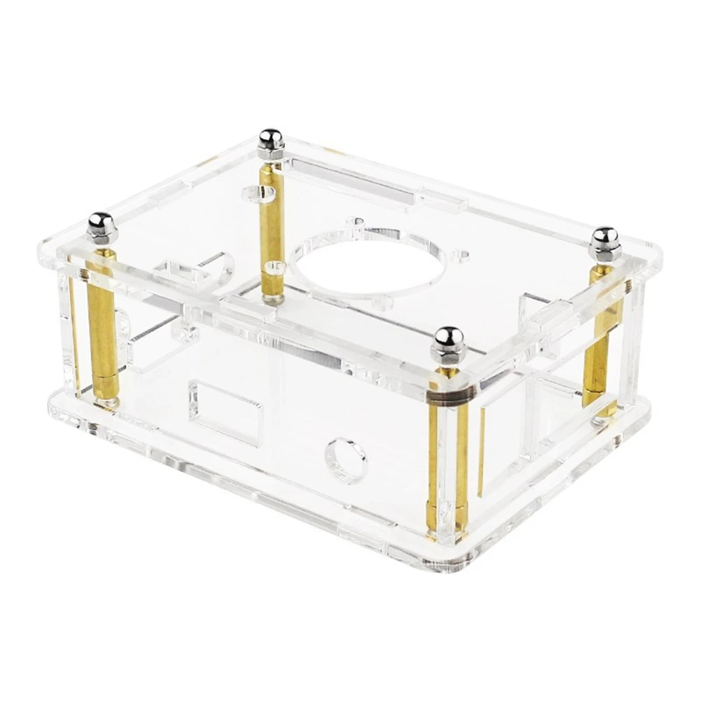 ABT-1 Set For Orange Pi 3 LTS Enclosure Transparent Shell Heatsink Screwdriver Cooling Fan Acrylic Case