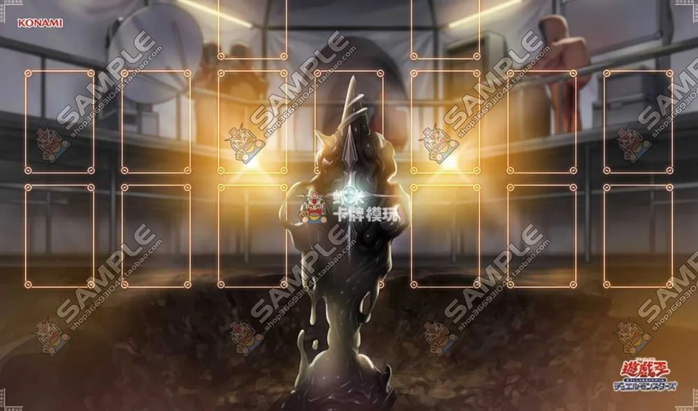 Nuova serie Myutant 60x35 cm Yu-Gi-Oh! Tappetino per carte collezionabili Myutant GB-88 Myutant Mutant Card Grid Tappetino per giochi da tavolo in gomma singola