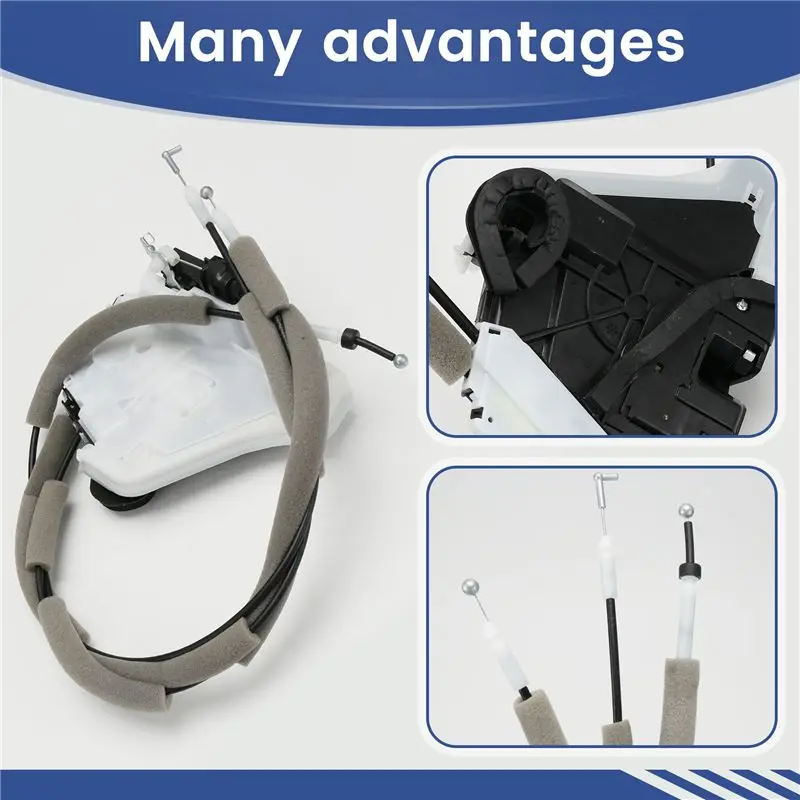 Cable Assembly Actuator Front Door Lock Latch 1 Pair For Nissan Altima 2019- 2024 80501-6CA0B 805006CA0B 82501-9HE0B-A61E