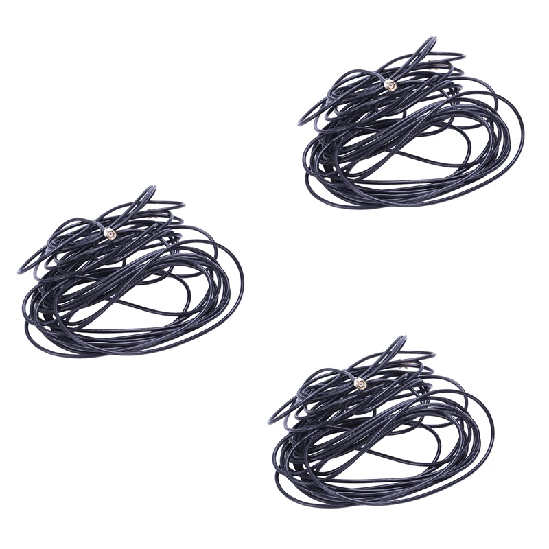 SQPP-3Pcs 10M أسود RP-SMA ذكر إلى أنثى موصل هوائي واي فاي تمديد كابل