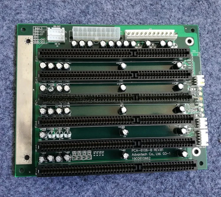 

Industrial passive backplane Half-size CPU Card Supports ATX/AT power interface New IPC 6*ISA PCA-6106-B PCA-6106 ISA Bus Slot