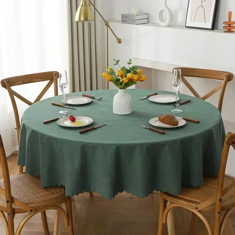 

2024 Household waterproof, scald resistant, oil resistant, and washable tablecloth rectangular