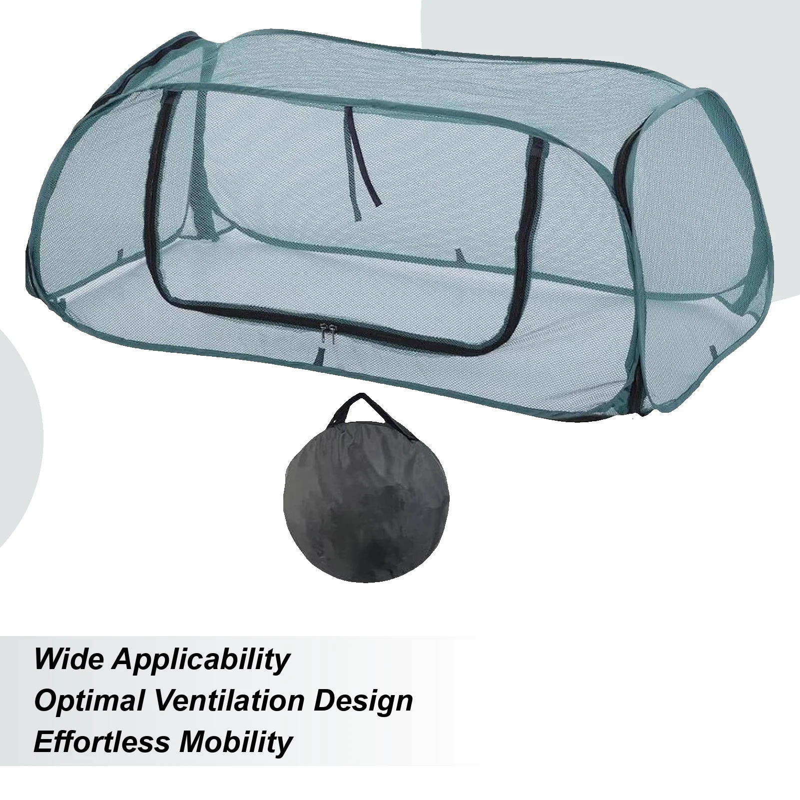 

Raised Garden Bed Covers Mesh Netting Barrier 45x19.6x17.7 Inch Garden Netting For Outdoor Gardening Vegetable Flower Crop