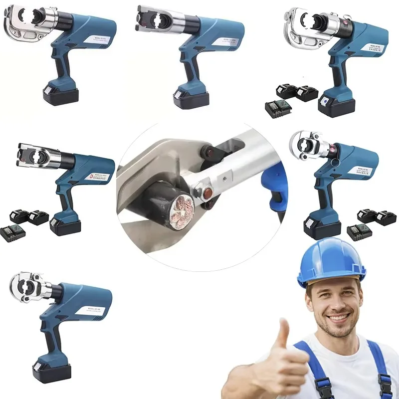 

EZ-300 Battery Operated 10-300 Sqmm Hydraulic Crimping Tool Hydraulic Pliers Tool