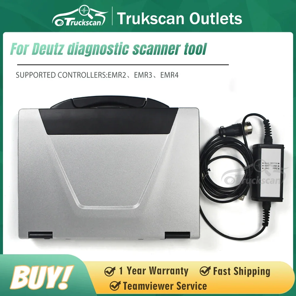 For Deutz SerDia full level Auto Construction Scanner tool For DEUTZ DIAGNOSTIC KIT DECOM Communicator tool+CF52 LAPTOP