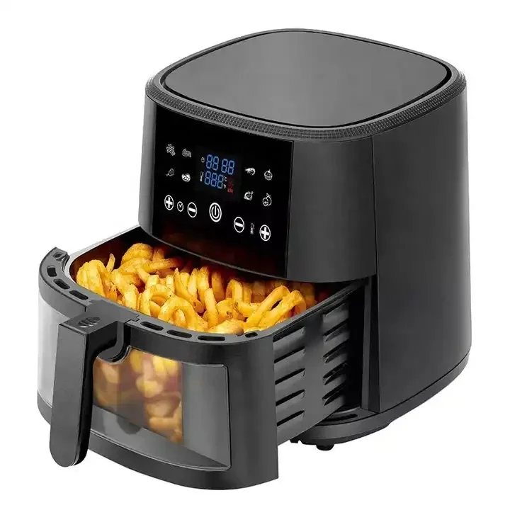 

2026 New Model Multi-functionalNew Smart Stainless Steel Housing Double Pot /basket Electric Deep Air Frier 3.5l 2L 9L 8L 7L 6L