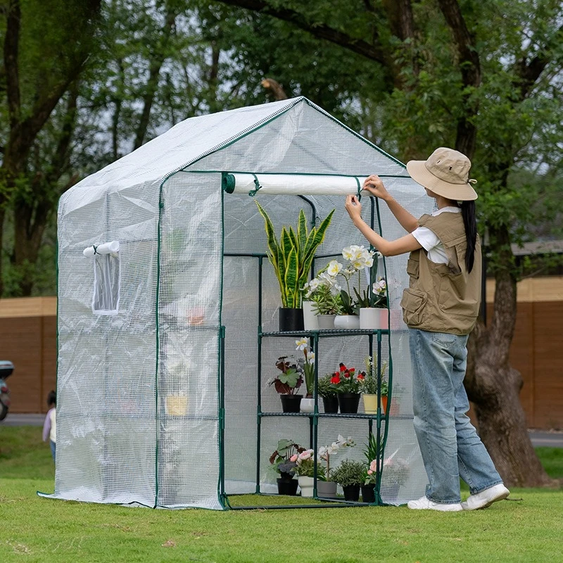 Horticultural greenhouse Balcony greenhouse Plants Flowers Succulent insulation Sun room Green plant greenhouse