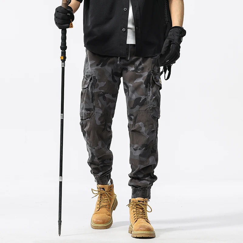 

Camping Climbing Outdoor Pants Men's Camouflage Work Pants New American Men's High End Casual Loose Pants Trendy Brand Pants