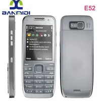 Original E52 Unlocked Button Mobile Phone Bluetooth WIFI 3G Used Arabic Russian Hebrew Keyboard 3 Colors for Choose.Finland Made