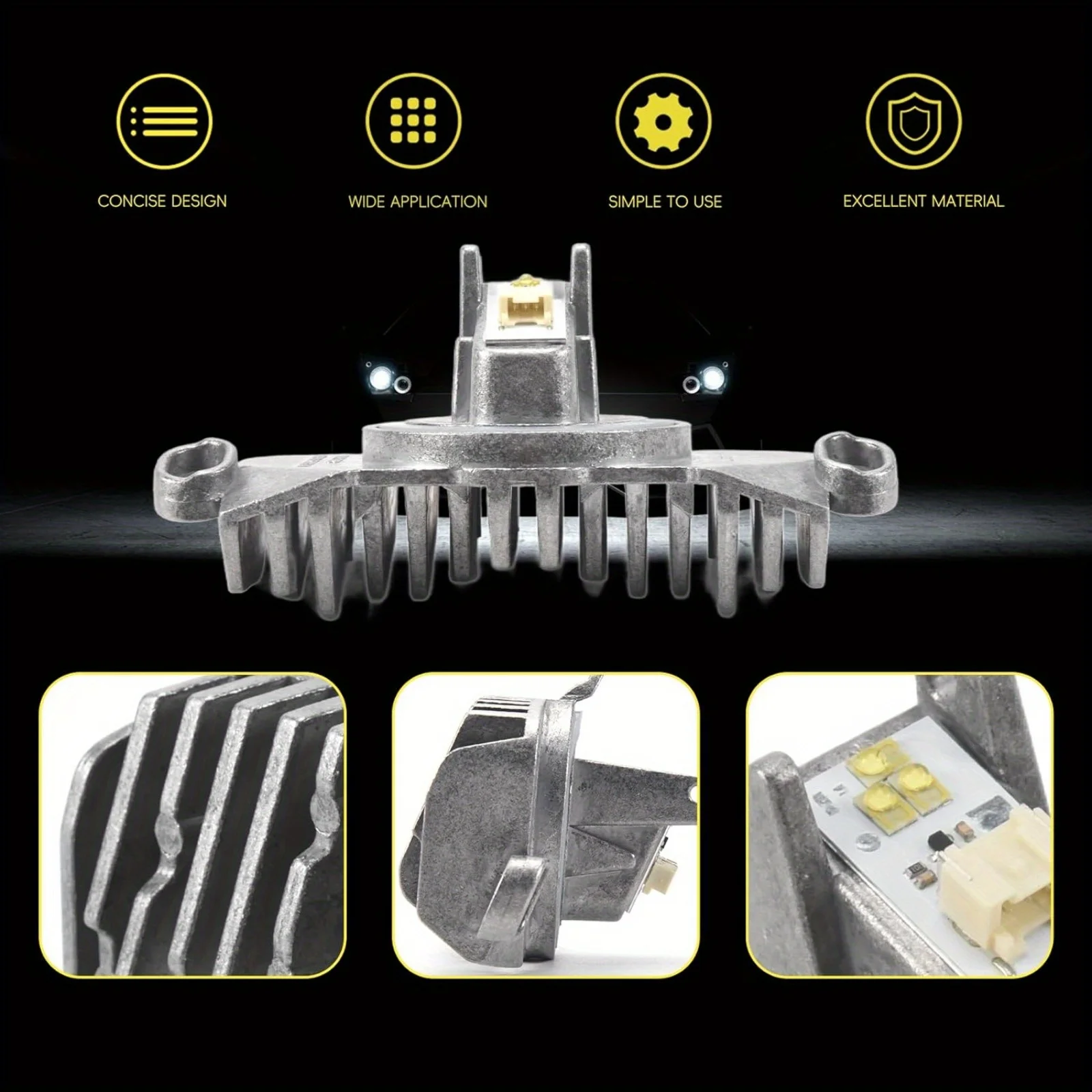 L/R Daytime Running Light Xenon LED Headlight Control Module Unit for BMW 3' F30 F31 F34 316i 318d 320iX 325d 328dX, 63117398766