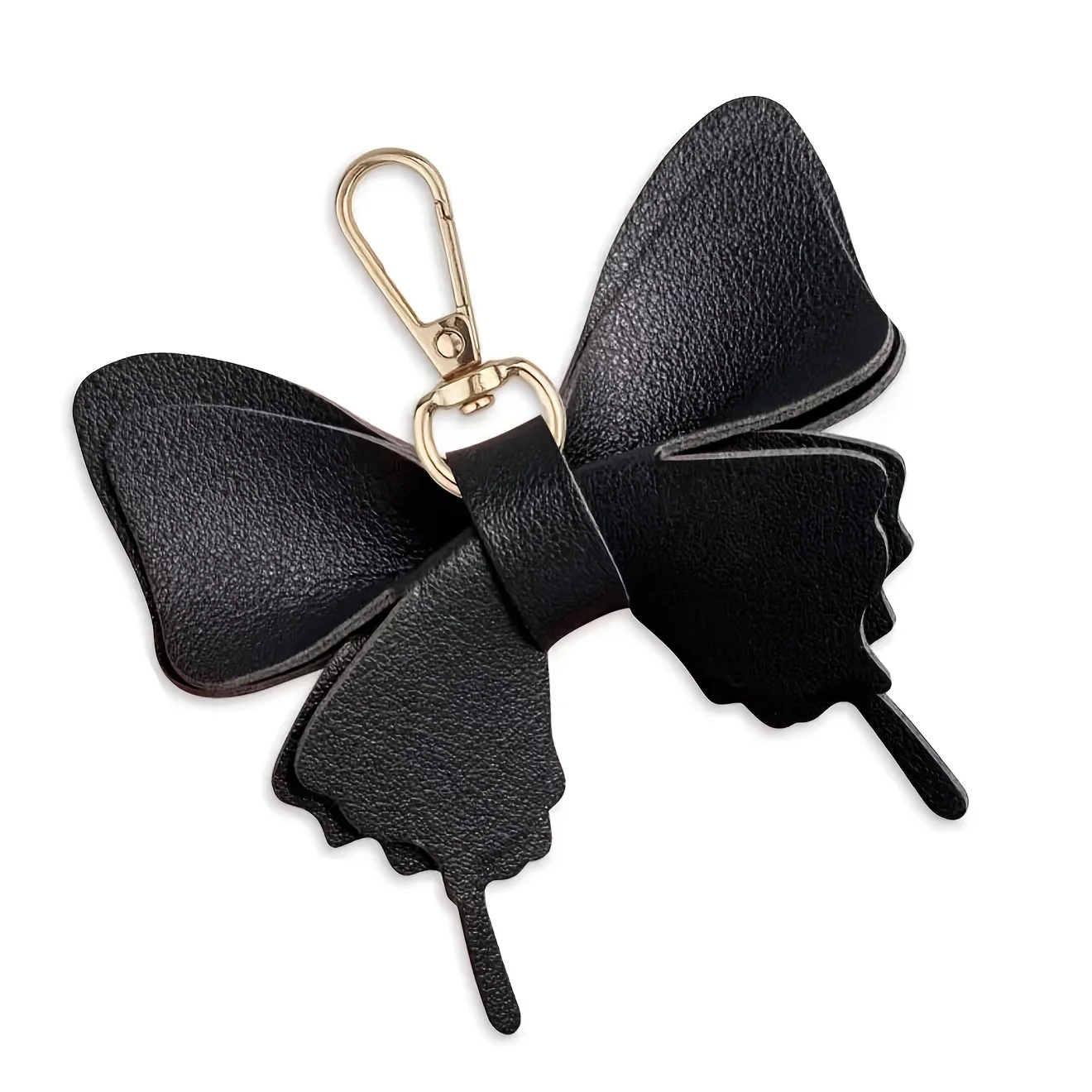 Butterfly Keychain Pendant, Korean Style Pu Leather Butterfly Bag Decoration, Luggage Accessories, Keychain Ornament, Handmade Bag Making Materials