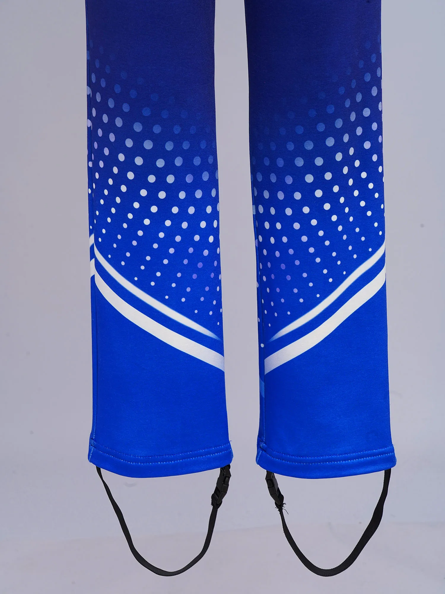 أطفال بنين الجمباز الشكل التزلج الرقص ممارسة الأداء زي السراويل الرياضية حزام مطاط النقاط السراويل الرياضية