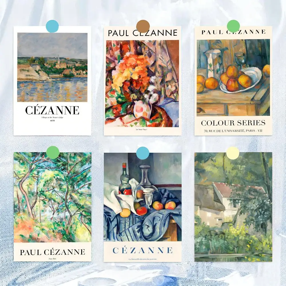 Artist PostImpressionist P-Paul Cezanne Poster HD Wall Decor for Bedroom Living Room Dorm Bar Cafe Office Gift