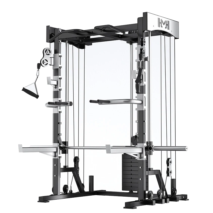 Multi-functional Home Smith Machine, Commercial Comprehensive Trainer, Pull-up Squat Frame, Flying Bird