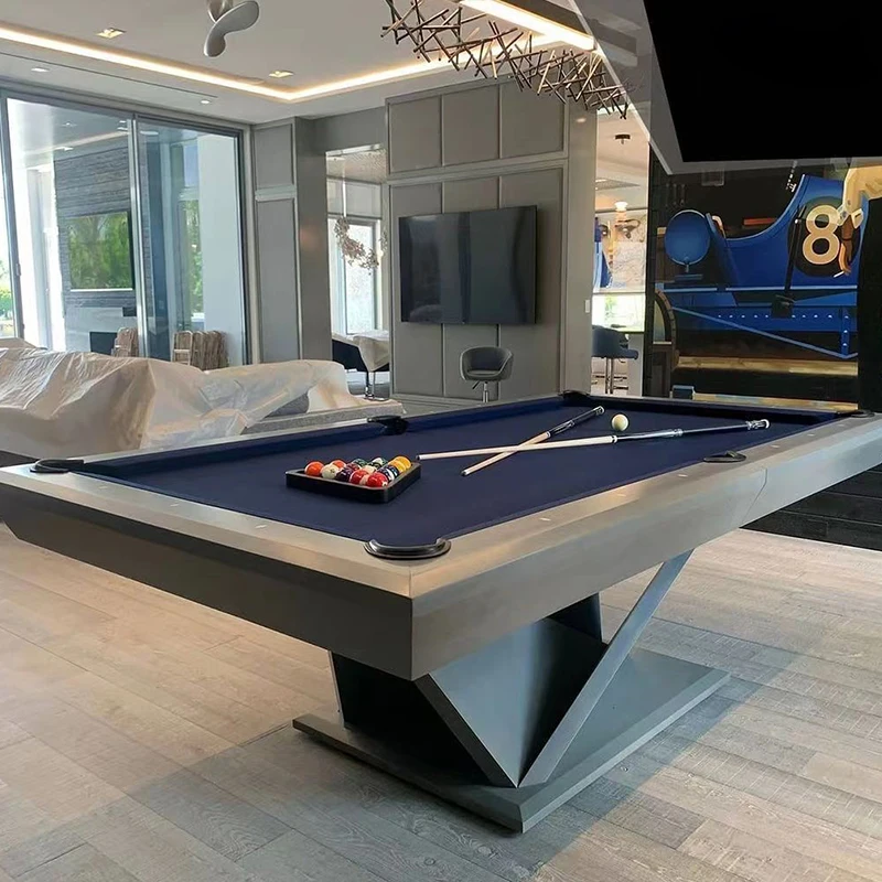 Original Outdoor Egypt Billiard 9Ft Mesa De Billar for Bars Pool Table Slate