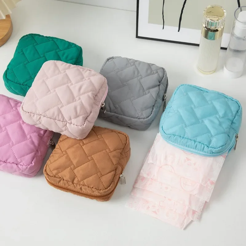 Women Girls Tampon Storage Bag Cosmetic Bag Organizer Bag Organizer Case Sanitary Pad Pouch Napkin Cosmetic Bags Tampon Holders