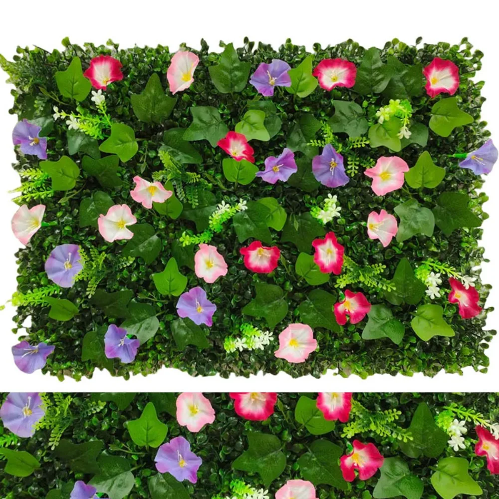 

60*40cm Artificial Plant Wall Panel Flower DIY Artificial Eucalyptus Carpet Eternal Life Durable Simulation Maple Plant Sheet